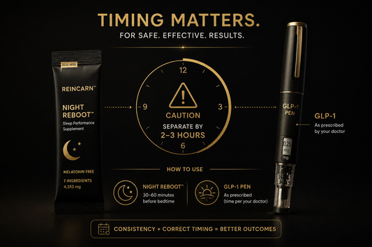 Can you take sleep supplements with a GLP-1, non-hormonal options and timing