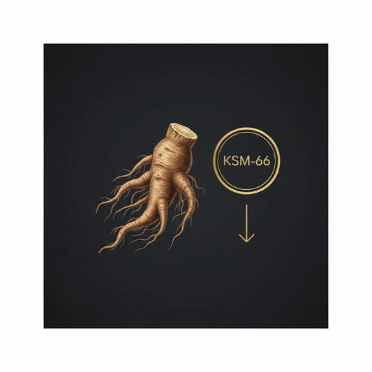 KSM-66 ashwagandha root extract shown lowering cortisol as a stress reset for sleep