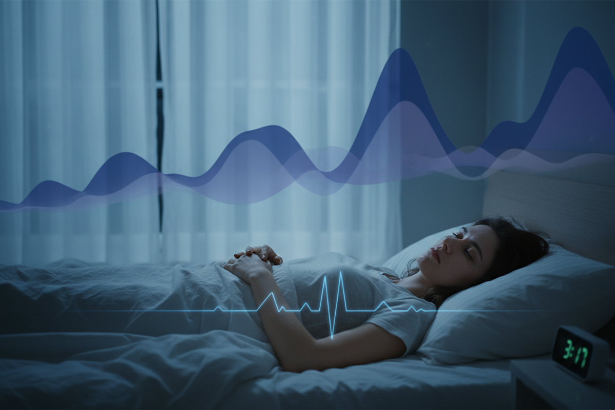 PCOS & SLEEP young lady sleeping