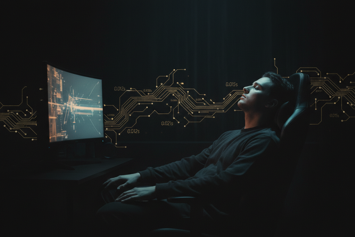 Best sleep supplement for gamers, gold focus motif on black