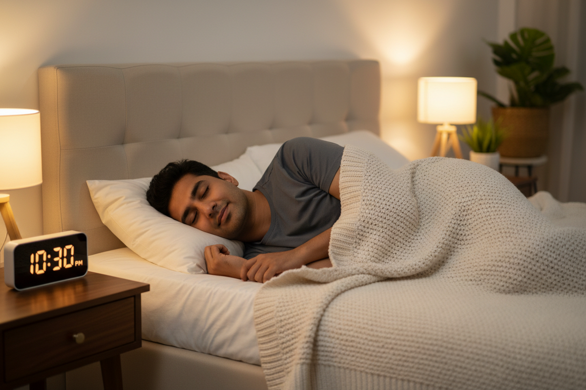 10.30pm Indian goes to sleep