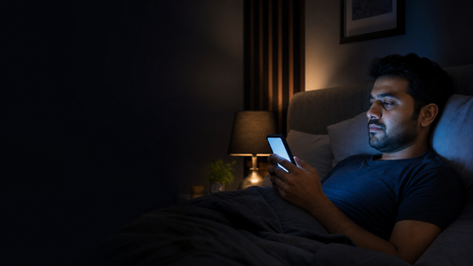 phone in bed, doomscrolling, deep sleep, screen time, sleep hygiene, sleep science