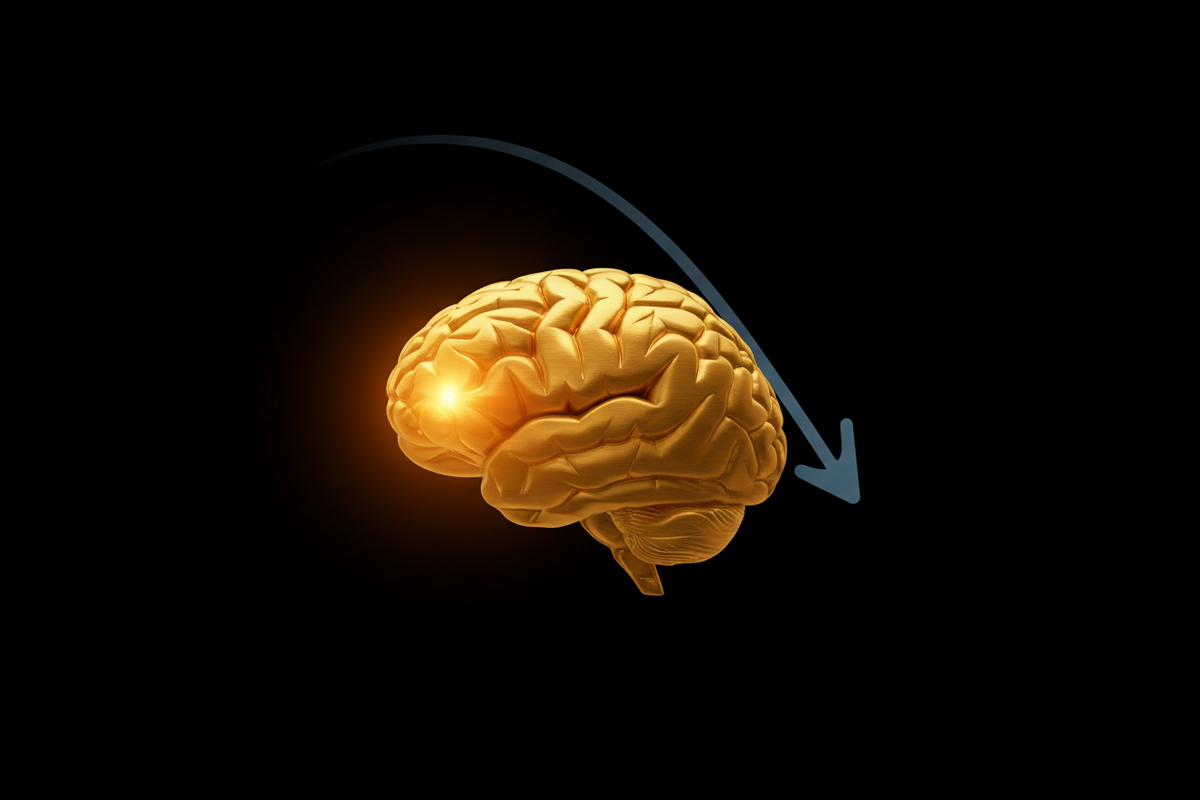 Sleep and cognitive performance, showing the prefrontal cortex that focus and judgment depend on