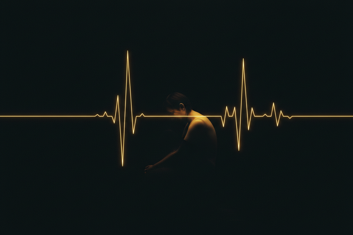 Wired but tired, physical exhaustion overridden by an alert nervous system