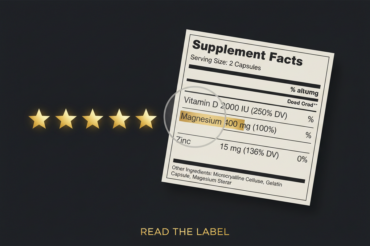 Guide to reading Indian sleep supplement reviews and labels critically