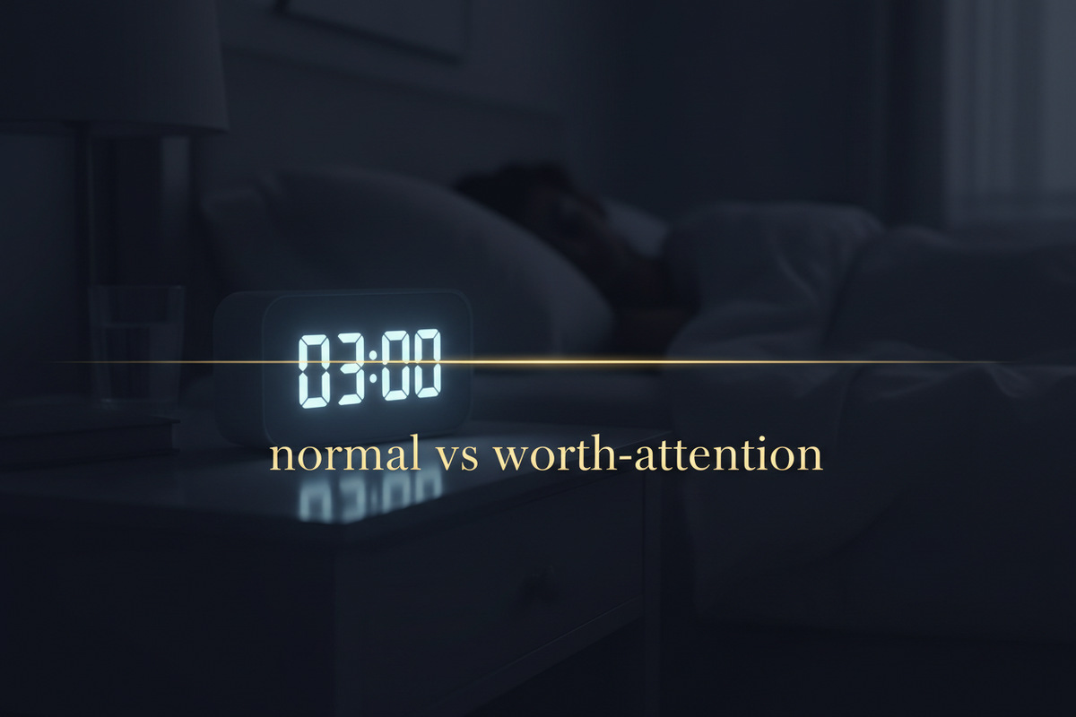 Guide to when waking up at 3am is normal versus when it signals a sleep problem